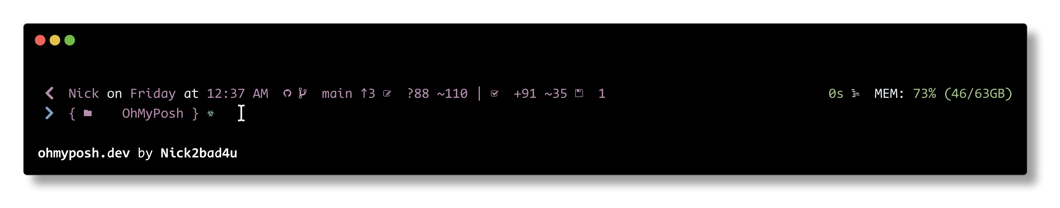 NordFrost theme preview