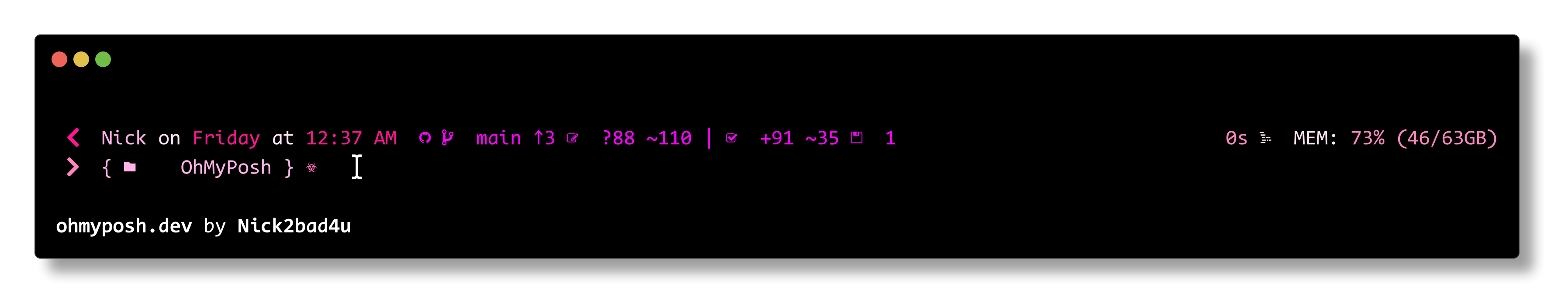 PinkParadise theme preview