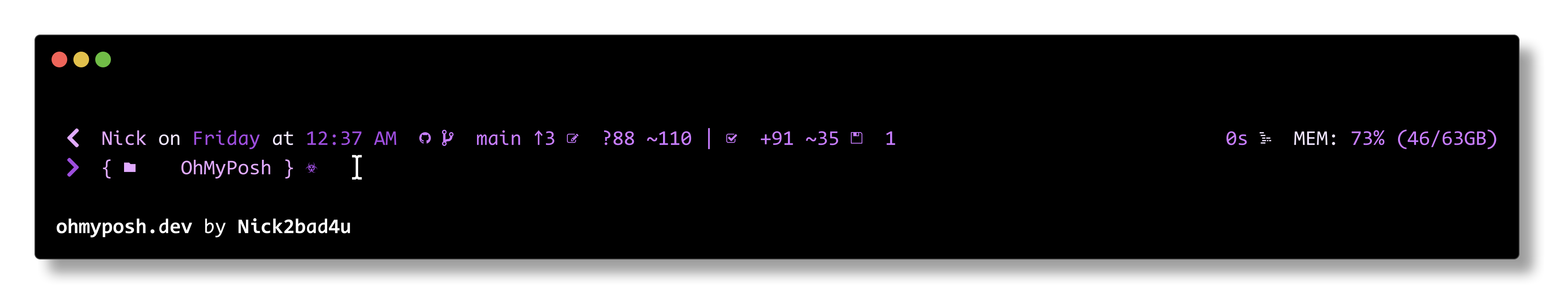 PurpleReign theme preview