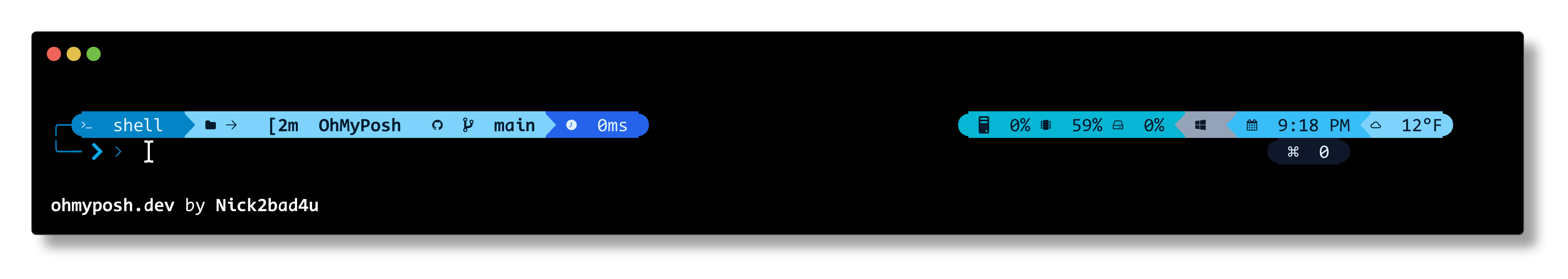 BlueOcean theme preview