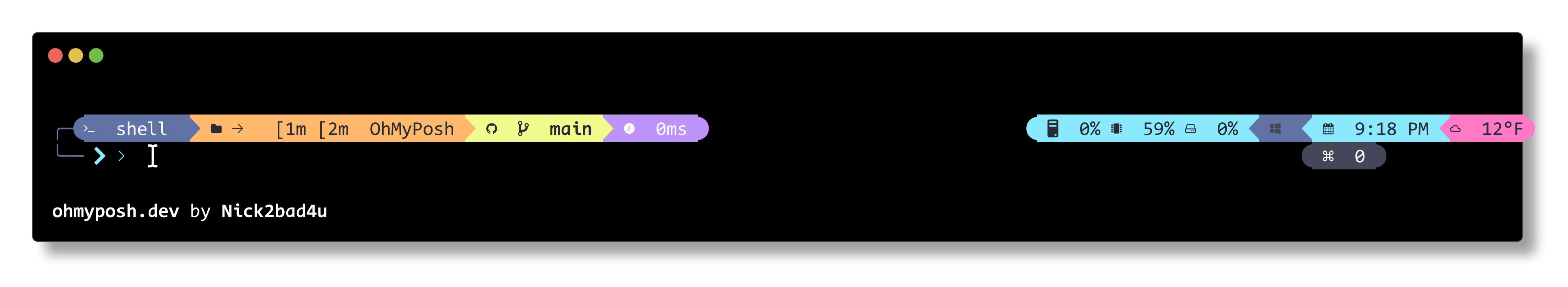 DraculaNight theme preview