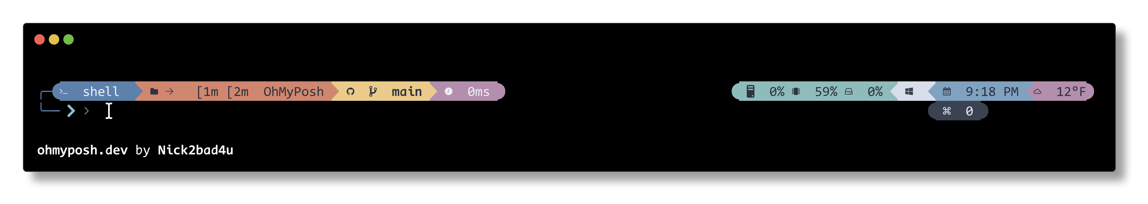 NordFrost theme preview