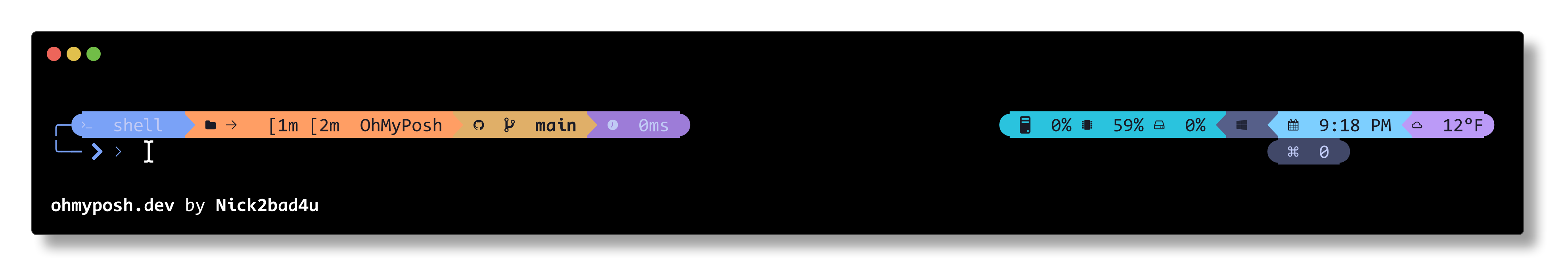 TokyoNight theme preview