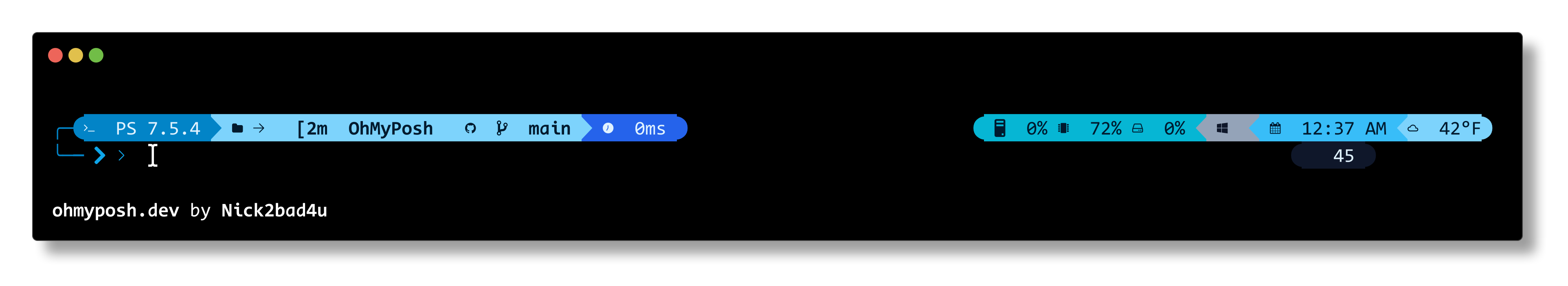 BlueOcean theme preview