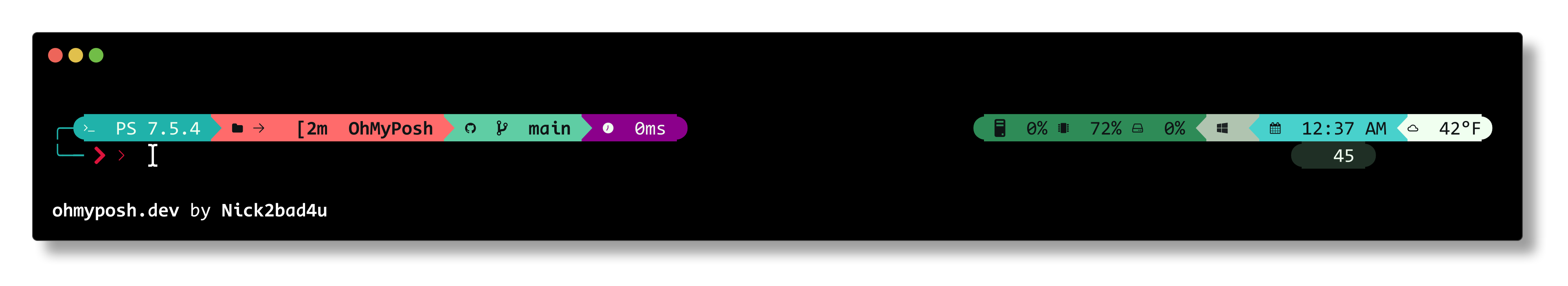 CherryMint theme preview