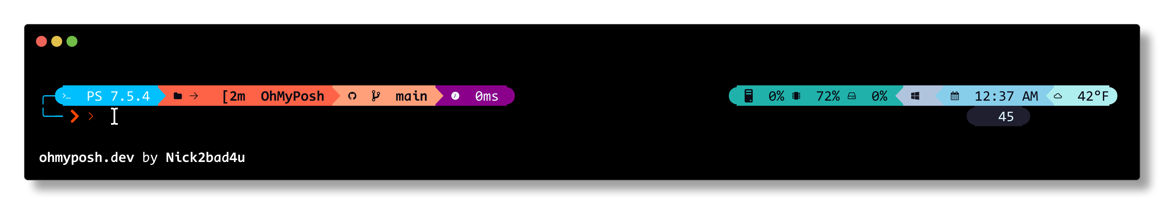 FireIce theme preview