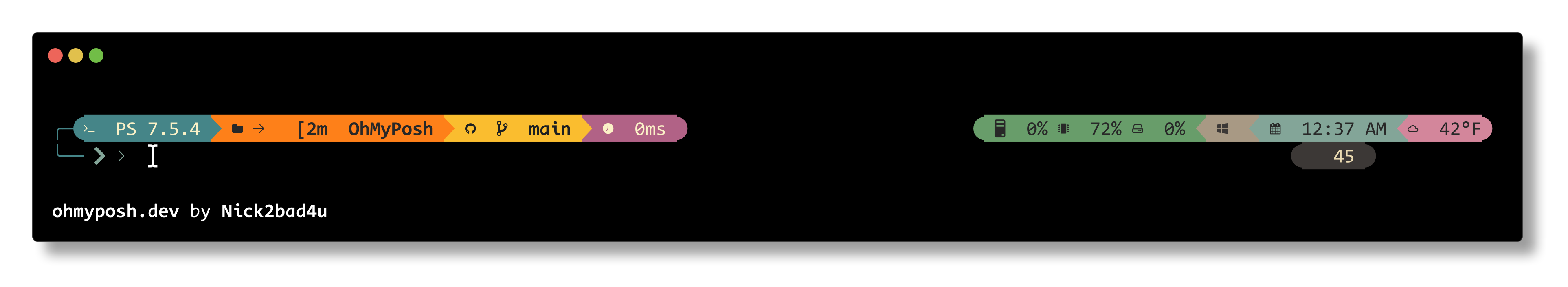 GruvboxDark theme preview
