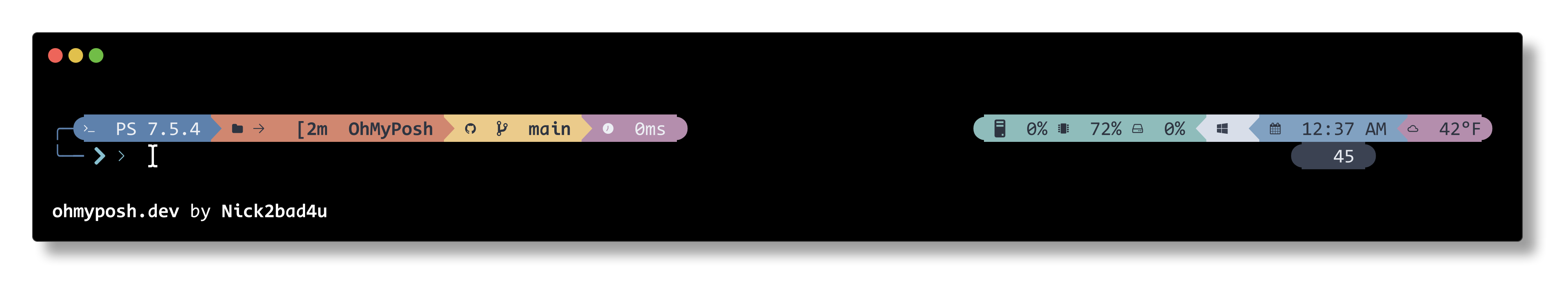 NordFrost theme preview