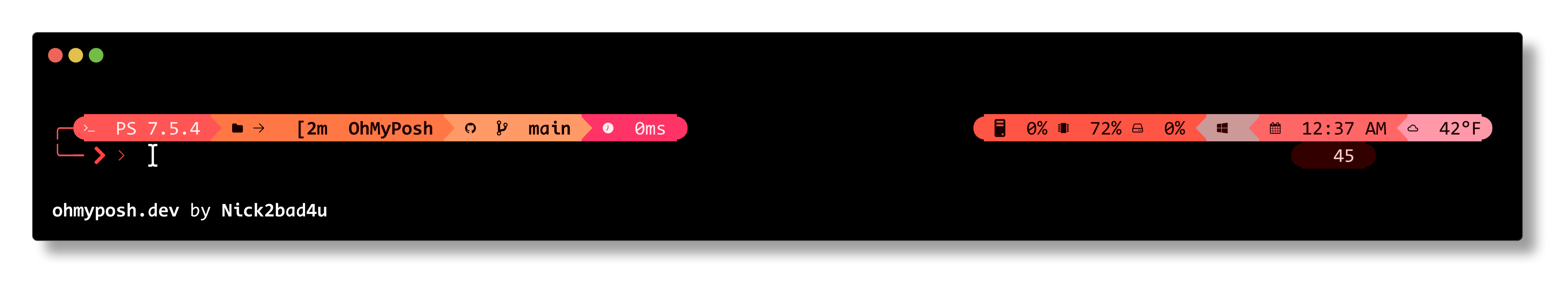 RedAlert theme preview