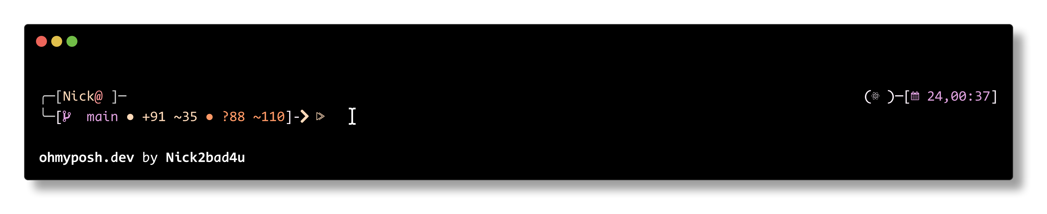 LavenderPeach theme preview