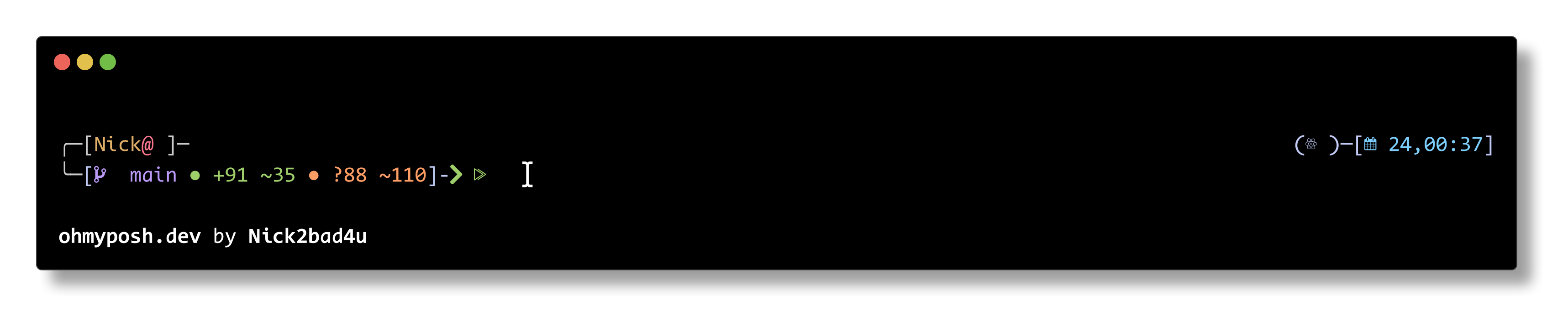 TokyoNight theme preview