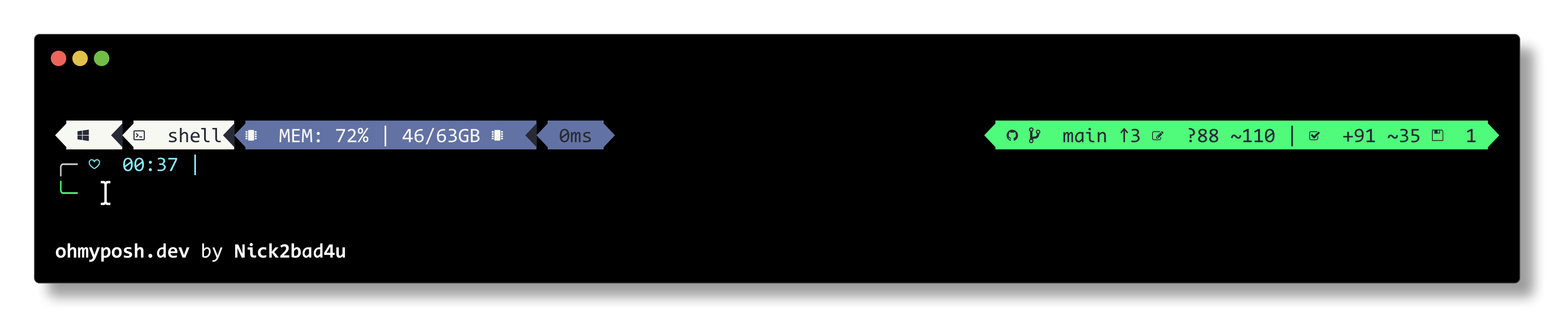 DraculaNight theme preview