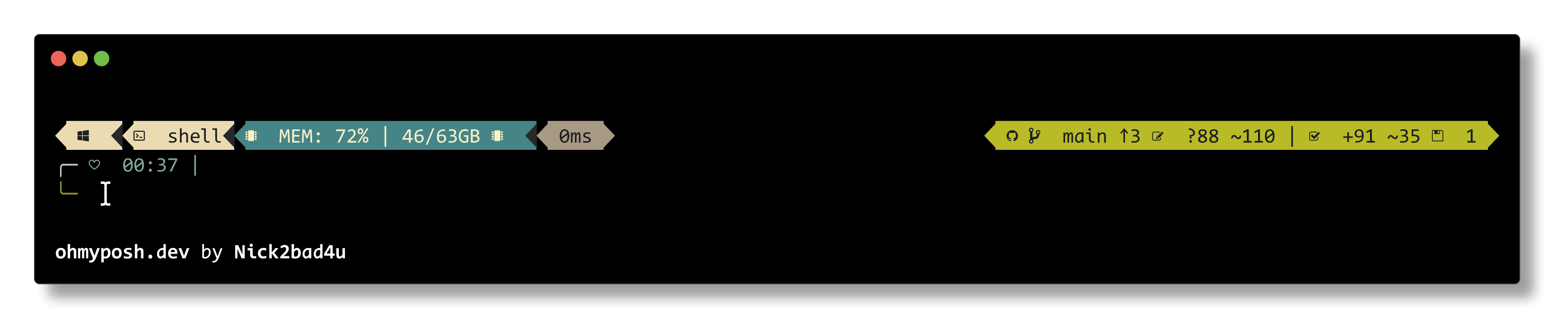 GruvboxDark theme preview