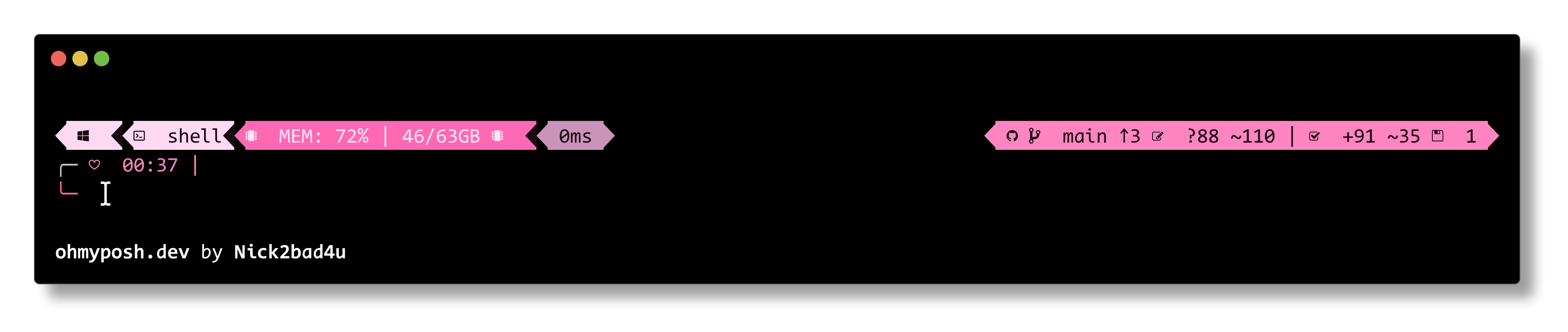 PinkParadise theme preview