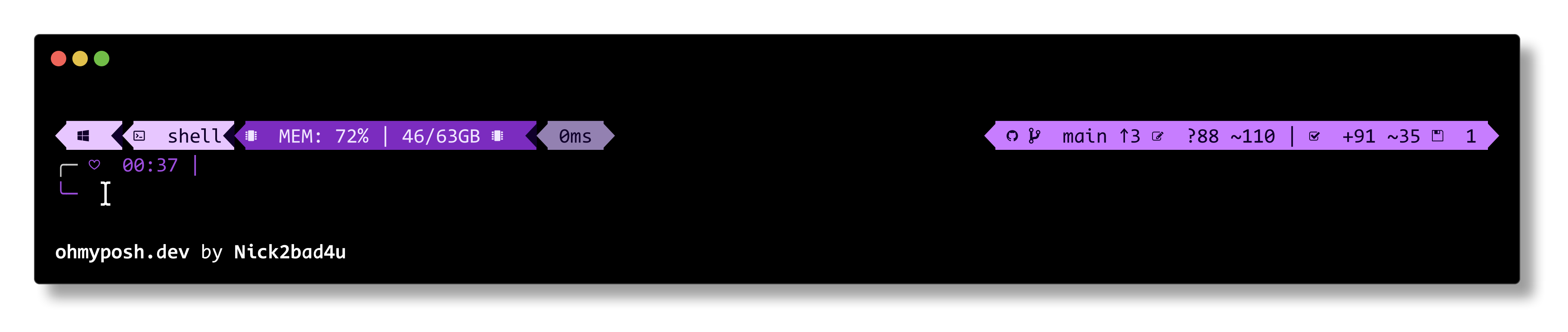 PurpleReign theme preview