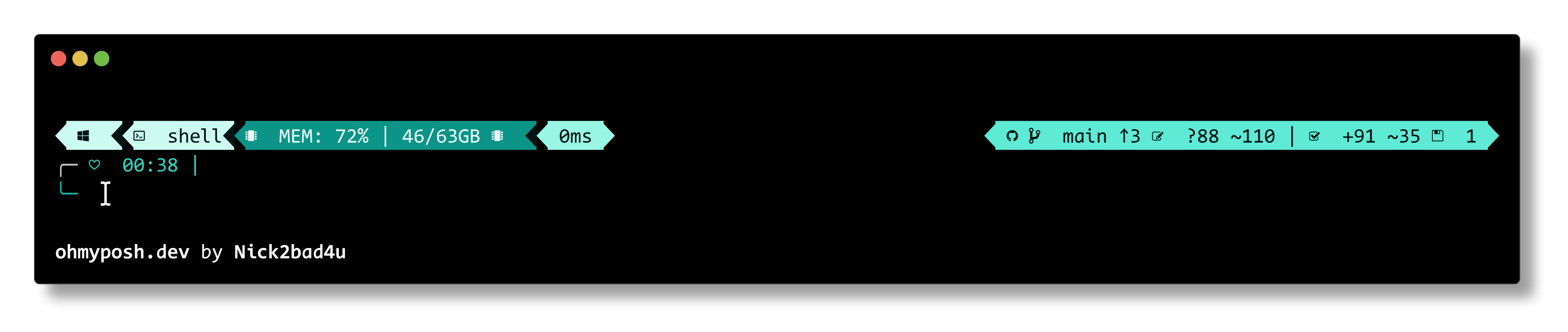 TealCyan theme preview