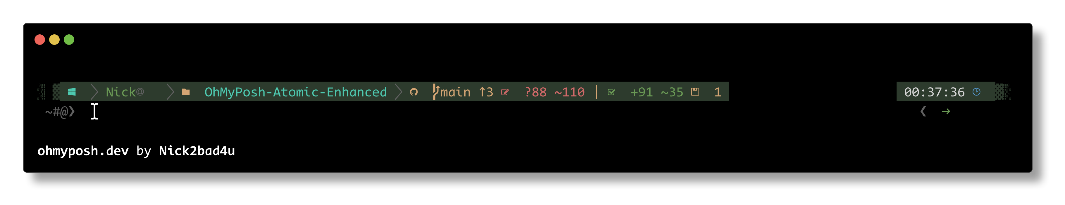 ForestEmber theme preview