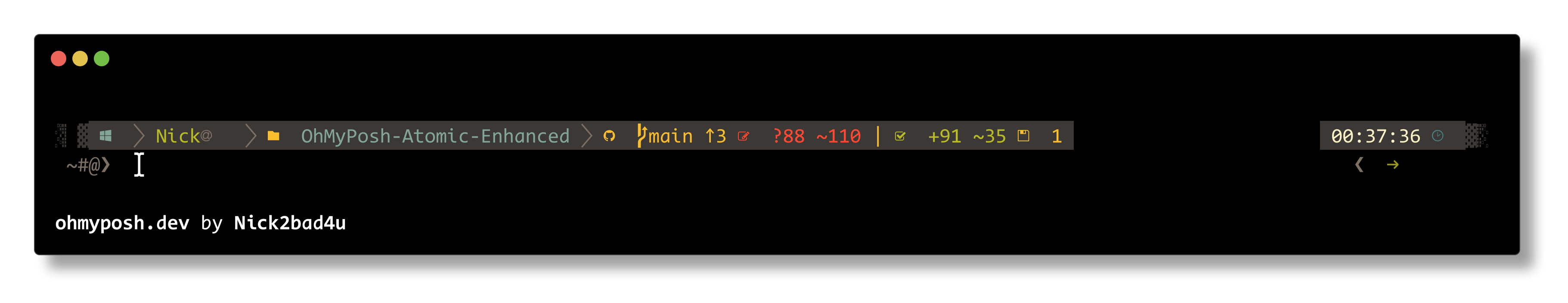 GruvboxDark theme preview