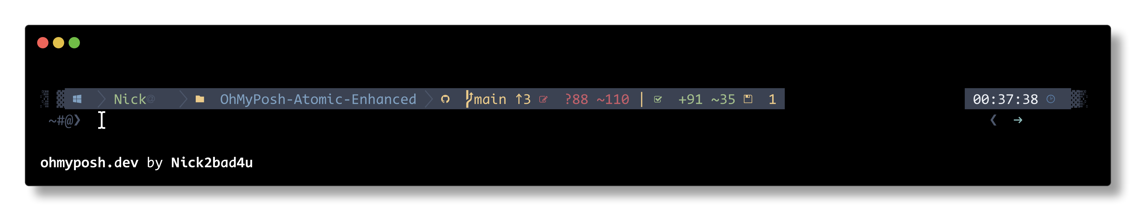 NordFrost theme preview