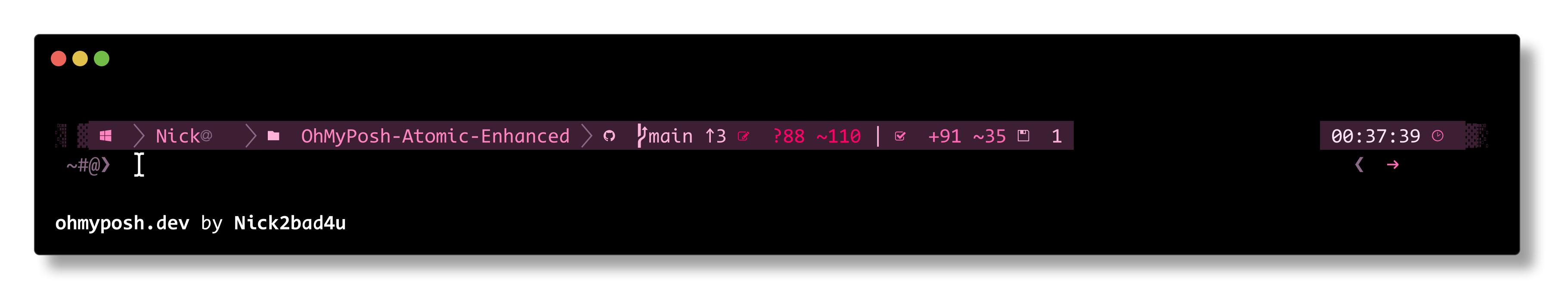 PinkParadise theme preview