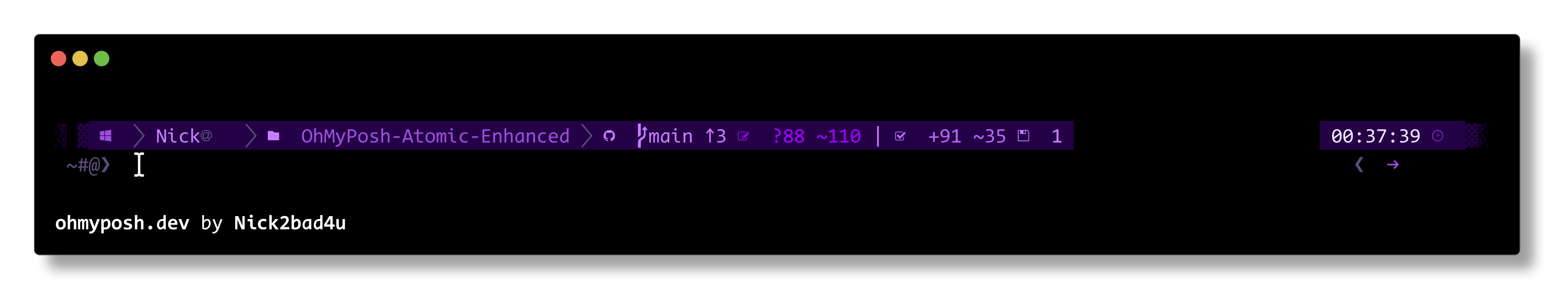 PurpleReign theme preview