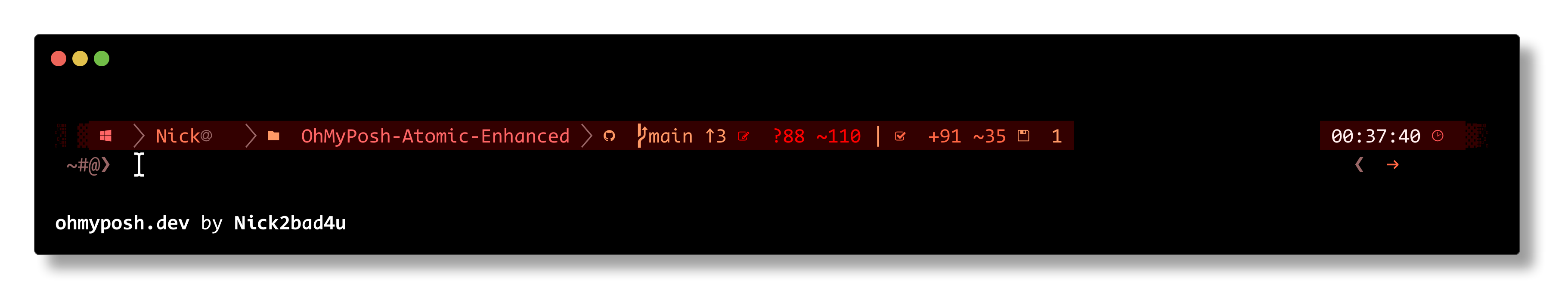 RedAlert theme preview