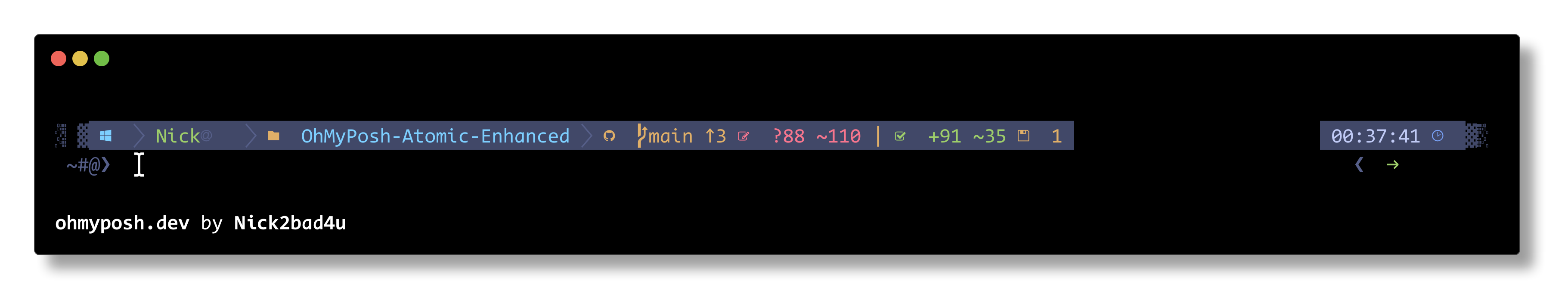 TokyoNight theme preview