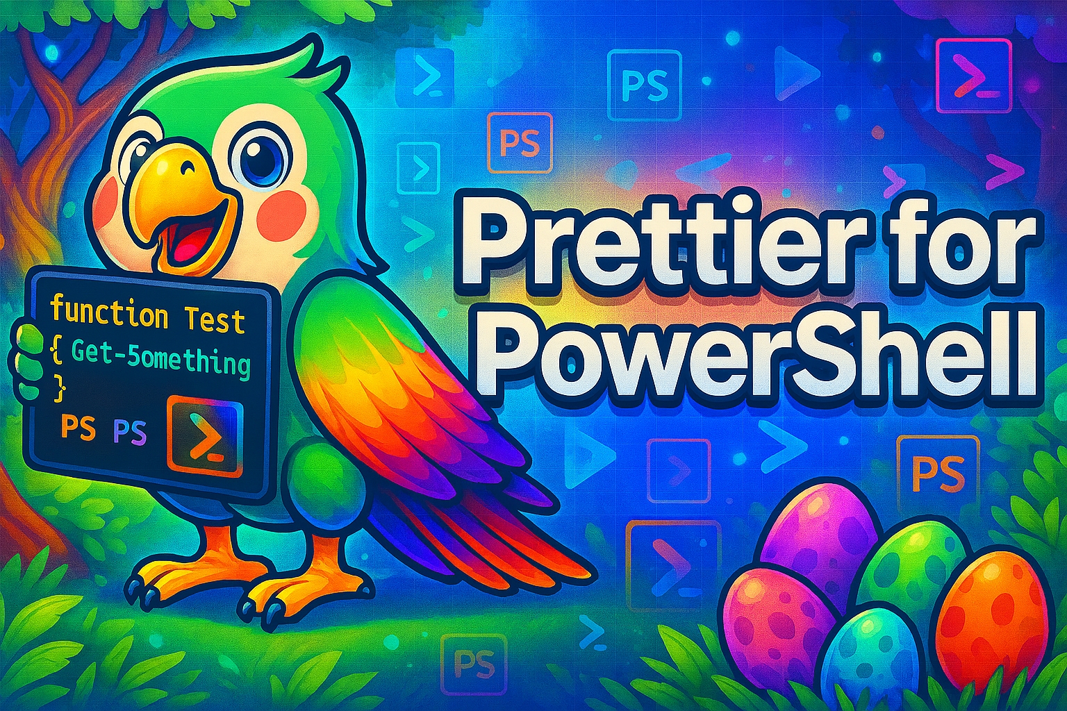 Prettier PowerShell mascot